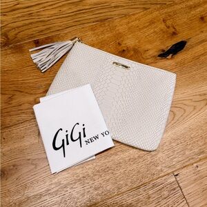 GIGI NEW YORK | All in One Bag
Stone Embossed Python Leather